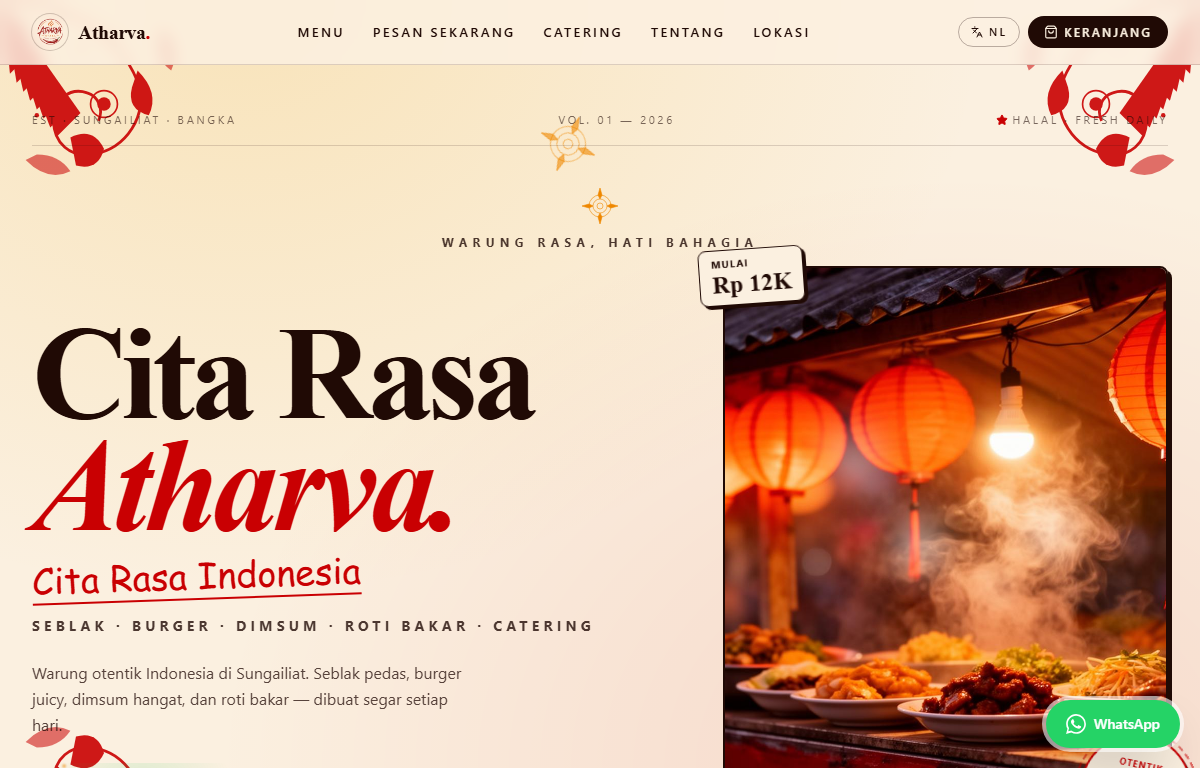 De website atharva.id