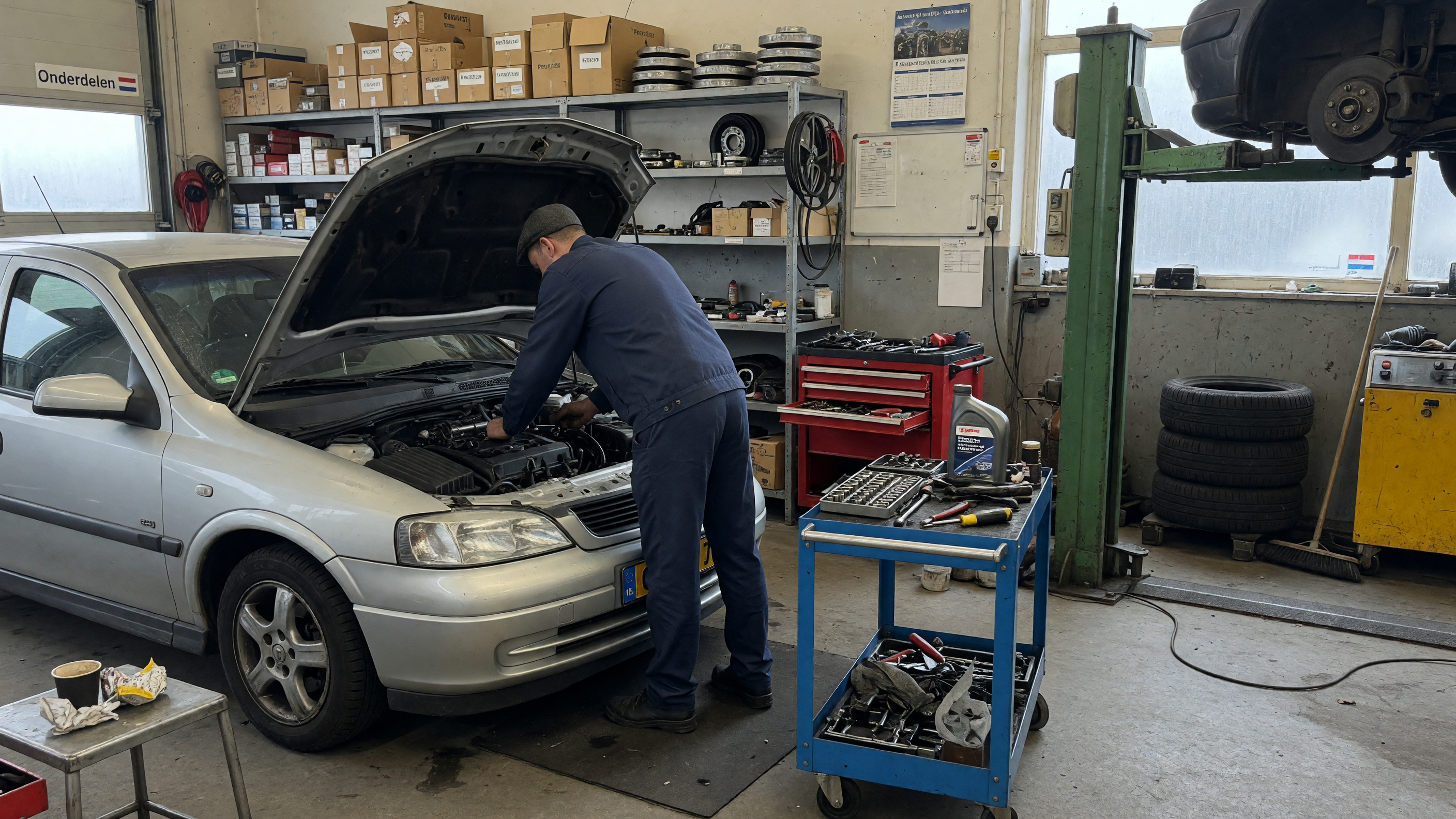 Garagebedrijf aan het werk in Doetinchem
