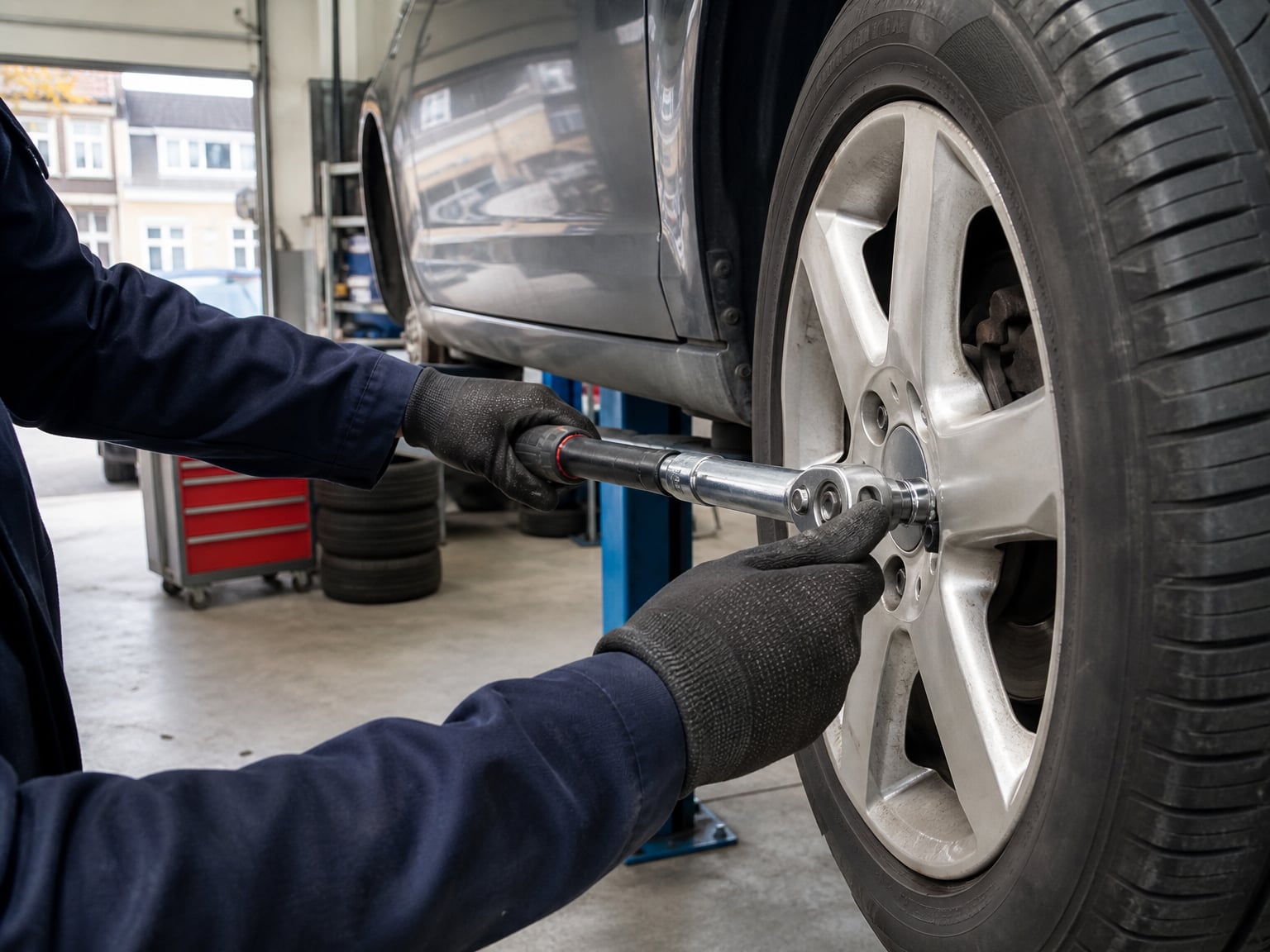 Garagebedrijf aan het werk in Deventer