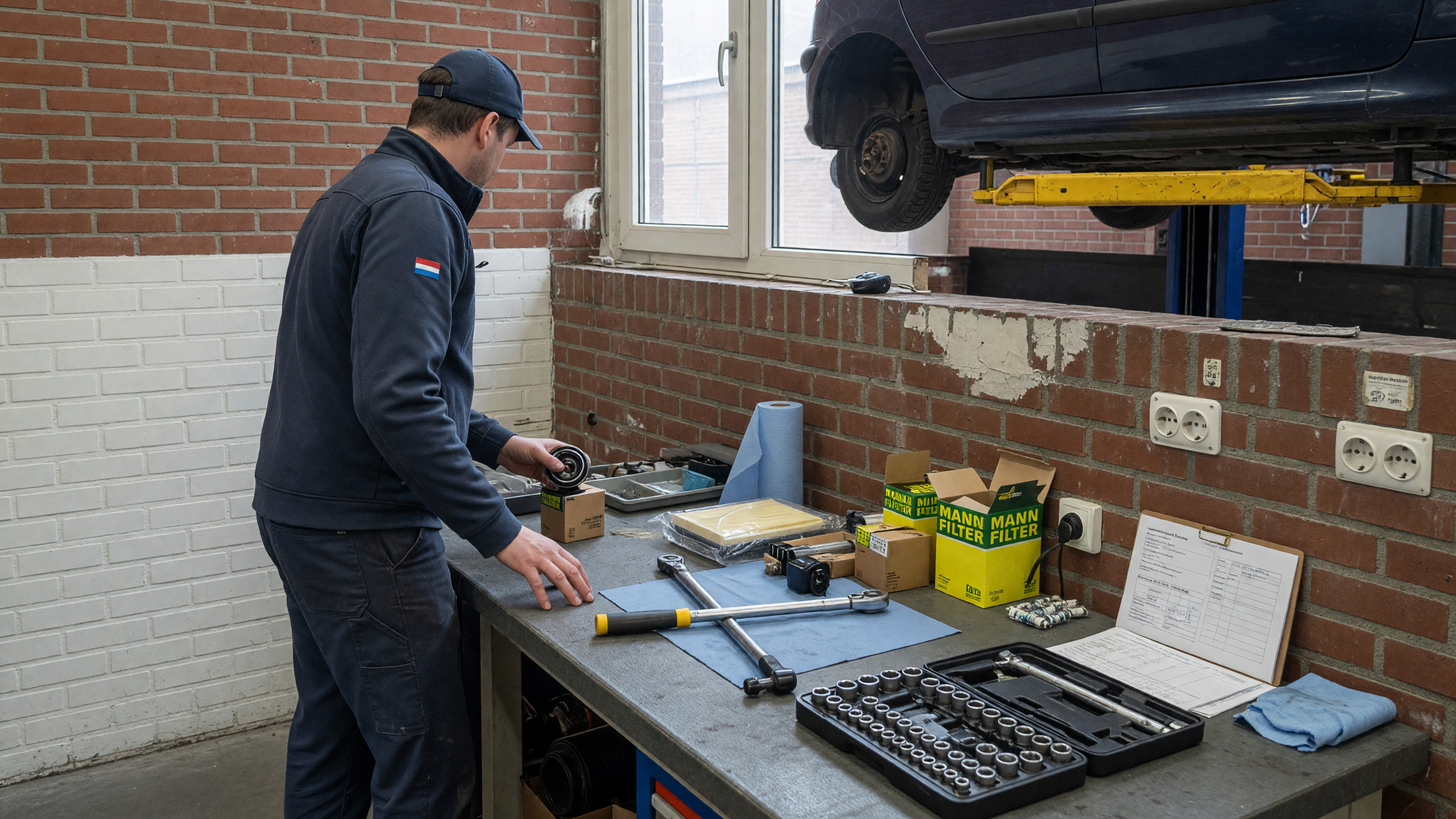 In de werkplaats van Garage De Brug