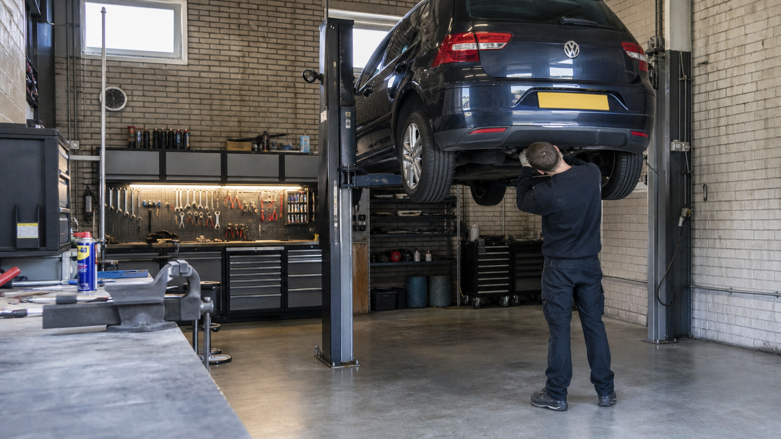 Garagebedrijf aan het werk in Harderwijk